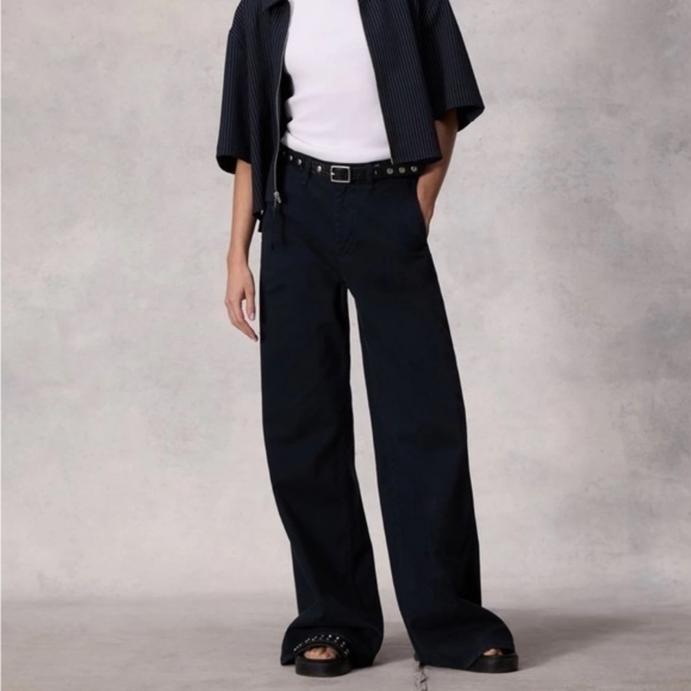 NWT Rag & Bone Sofie Wide-Leg Chino